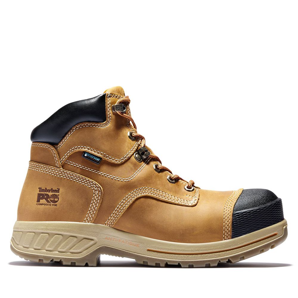 Botas de Trabajo Timberland Argentina Hombre - Pro® Endurance Hd 6" Comp Toe - Marrones/Negras - WTN